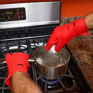 Gant cuisine anti chaleur en silicone
