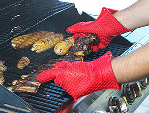 1 paire de gants de cuisine résistants à la chaleur en silicone gants de  cuisson longs gants de cuisine imperméables pour barbecue avec couche  intérieure en coton pour barbecue, cuisine, pâtisserie 